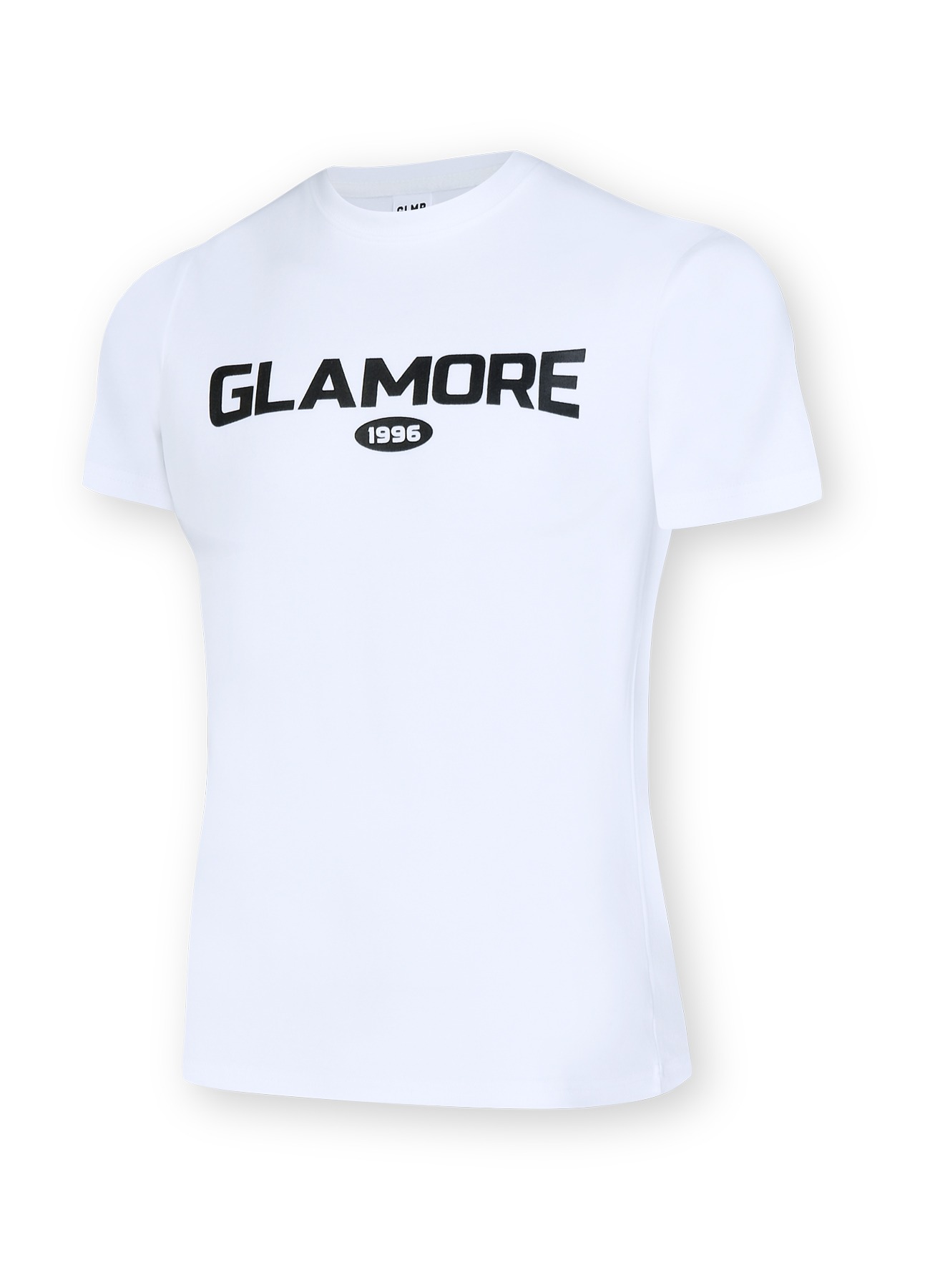 GLAMORE,GLMR 1996로고 머슬핏 반팔티,자체브랜드,기본트렌드